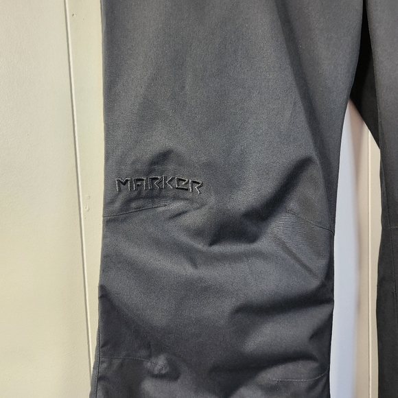 Marker Women's Black Ski Snowboarding Pants Size Medium Waterproof - Picture 6 of 14